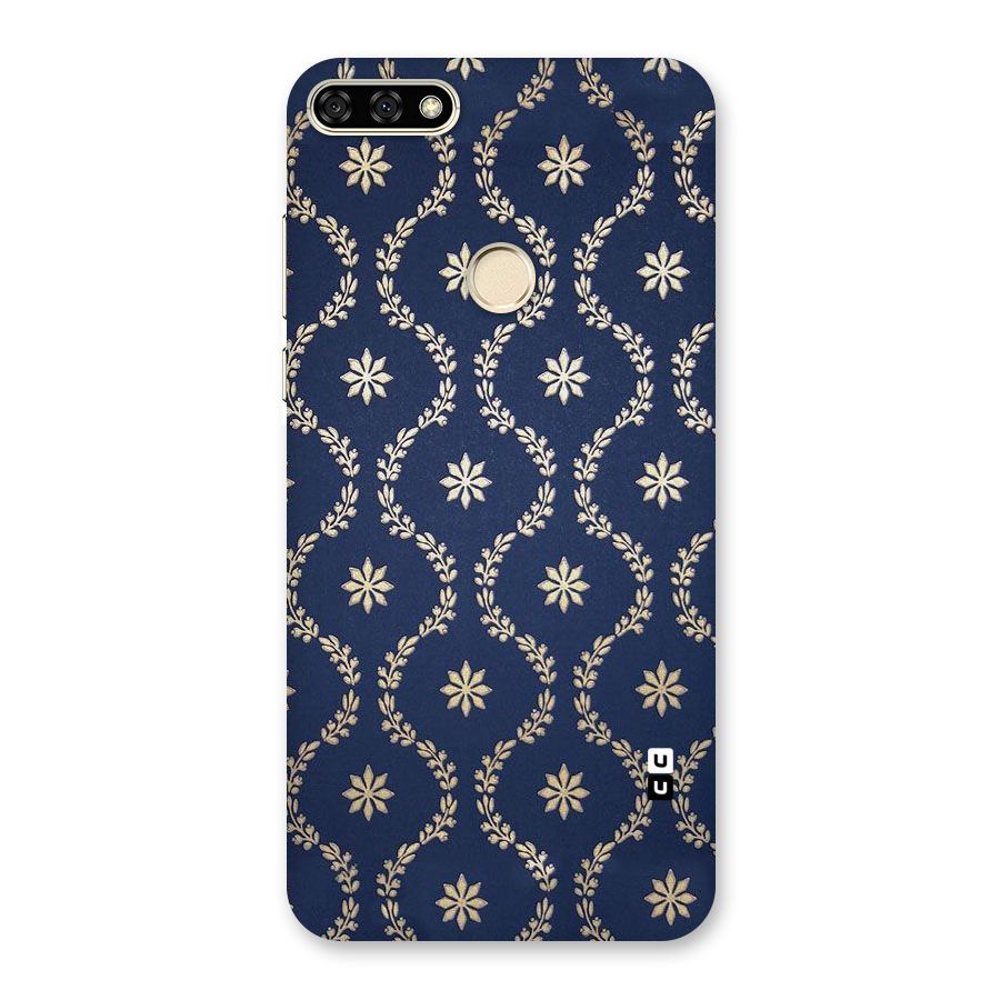 Gorgeous Gold Leaf Pattern Back Case for Honor 7A