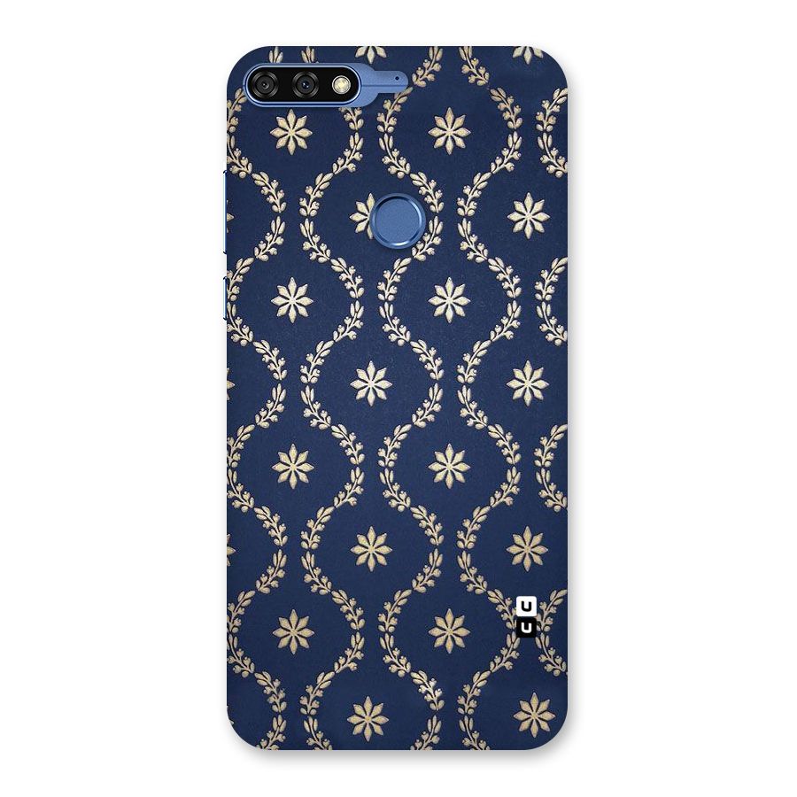 Gorgeous Gold Leaf Pattern Back Case for Honor 7C