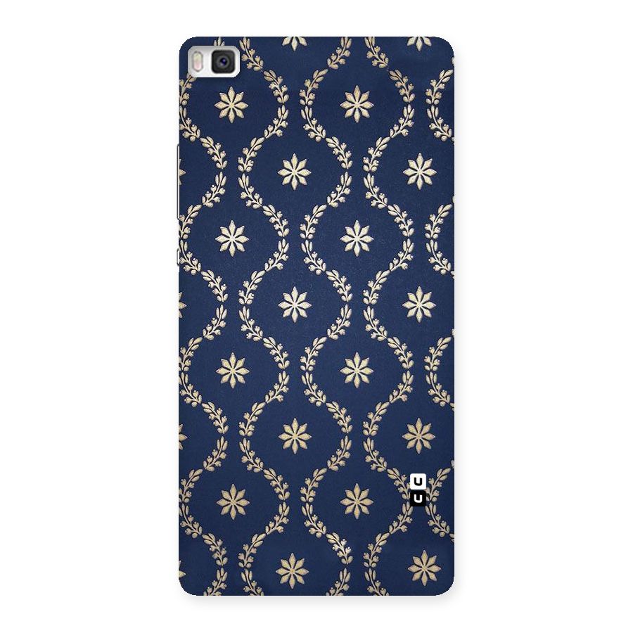 Gorgeous Gold Leaf Pattern Back Case for Huawei P8