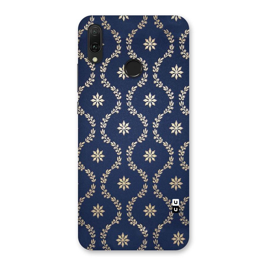 Gorgeous Gold Leaf Pattern Back Case for Huawei Y9 (2019)