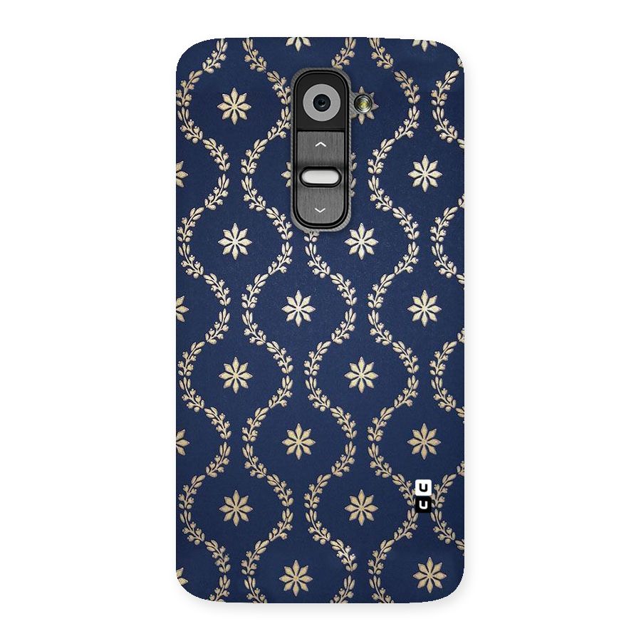 Gorgeous Gold Leaf Pattern Back Case for LG G2