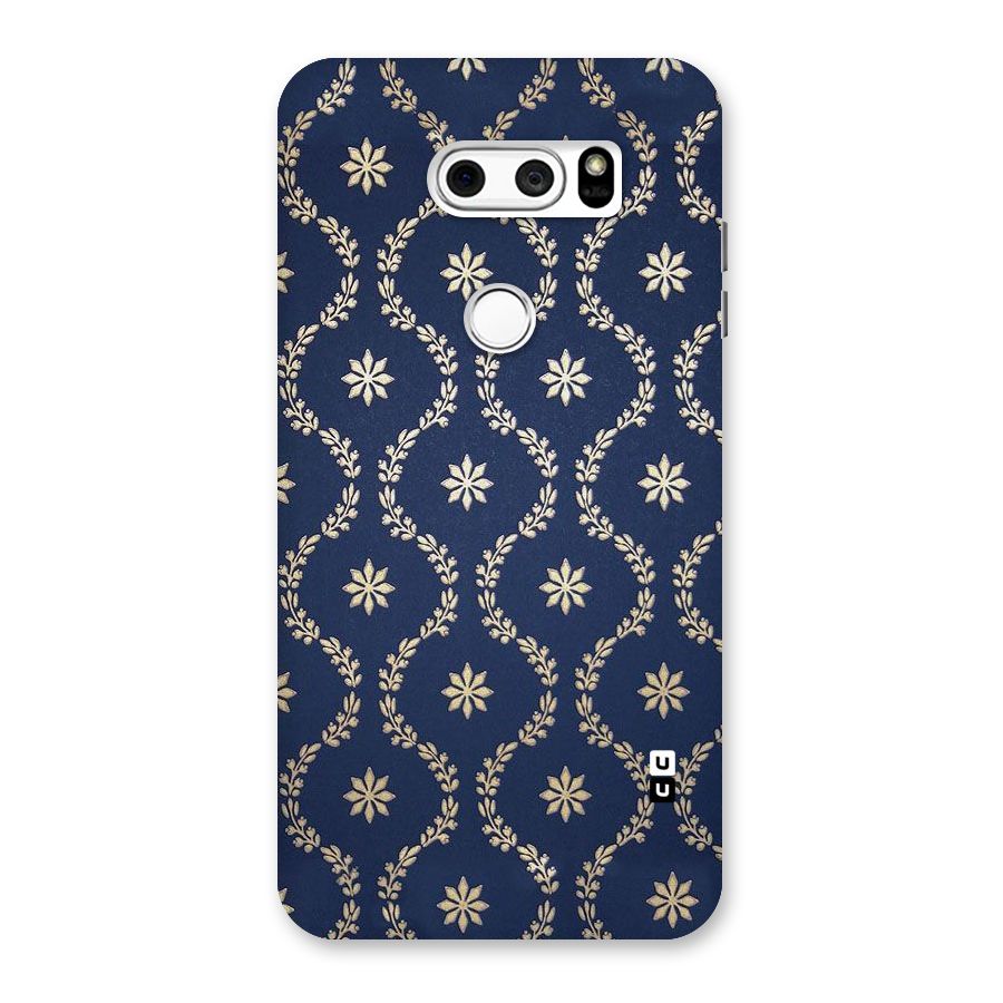 Gorgeous Gold Leaf Pattern Back Case for LG V30