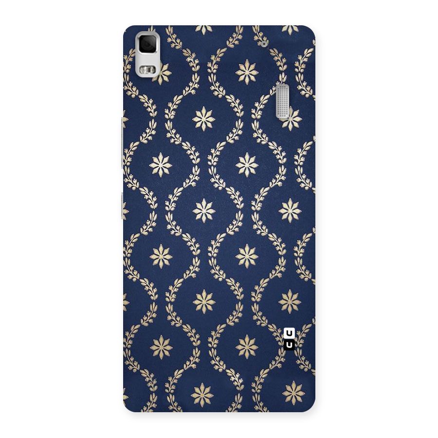 Gorgeous Gold Leaf Pattern Back Case for Lenovo A7000