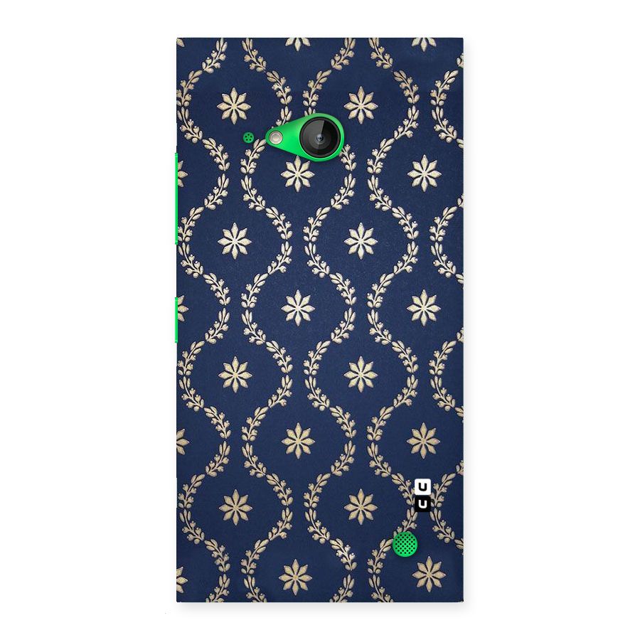 Gorgeous Gold Leaf Pattern Back Case for Lumia 730