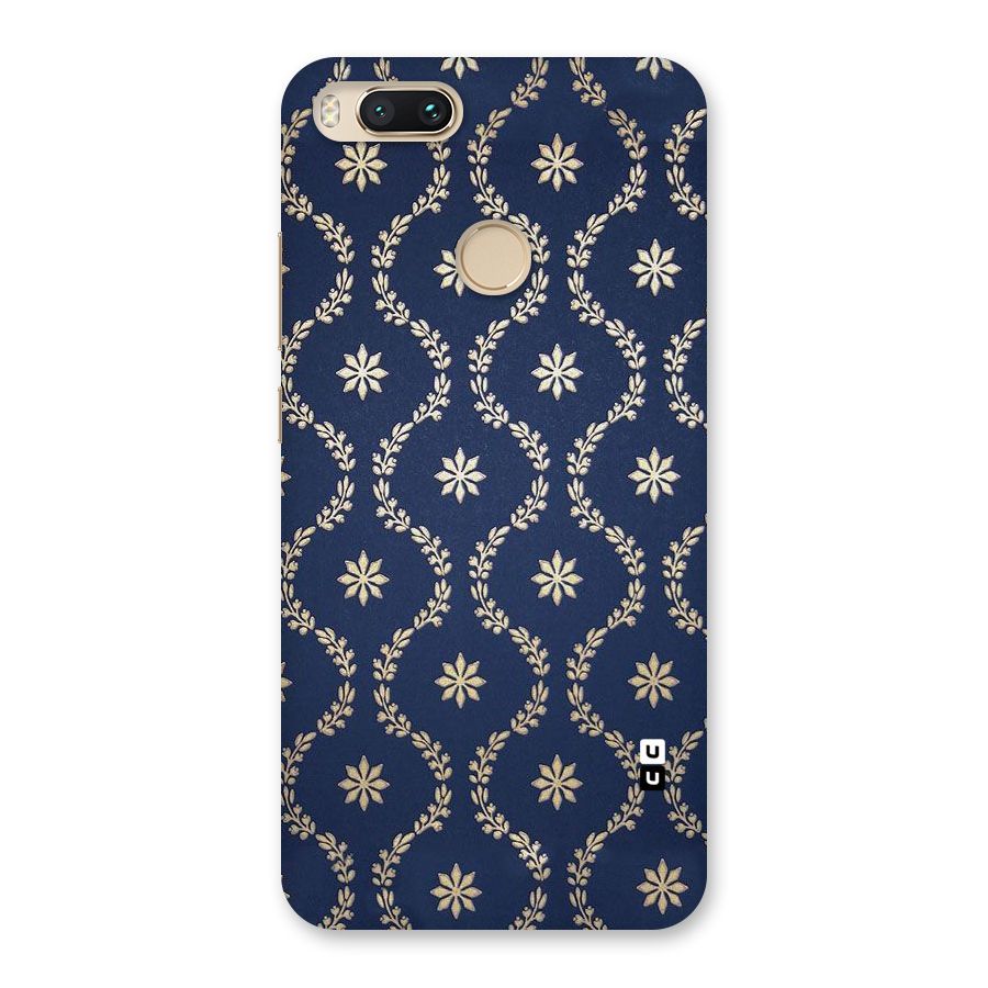 Gorgeous Gold Leaf Pattern Back Case for Mi A1
