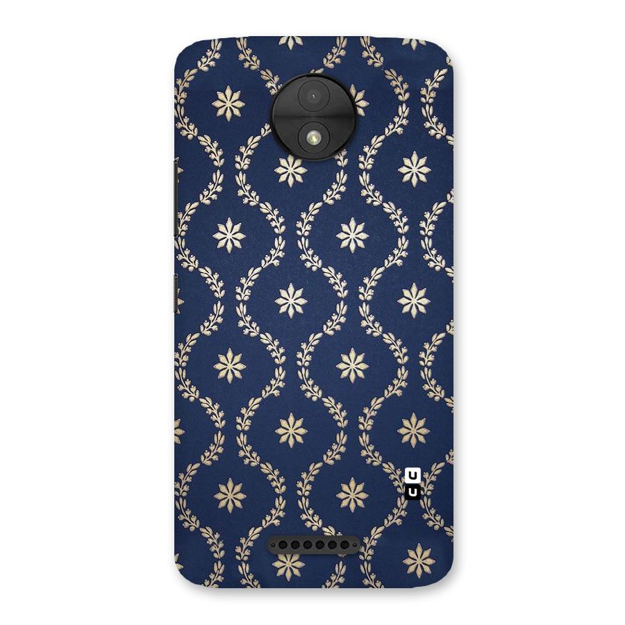 Gorgeous Gold Leaf Pattern Back Case for Moto C