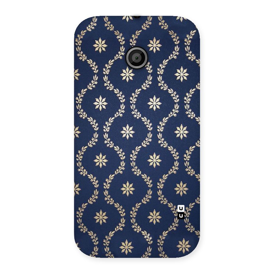 Gorgeous Gold Leaf Pattern Back Case for Moto E
