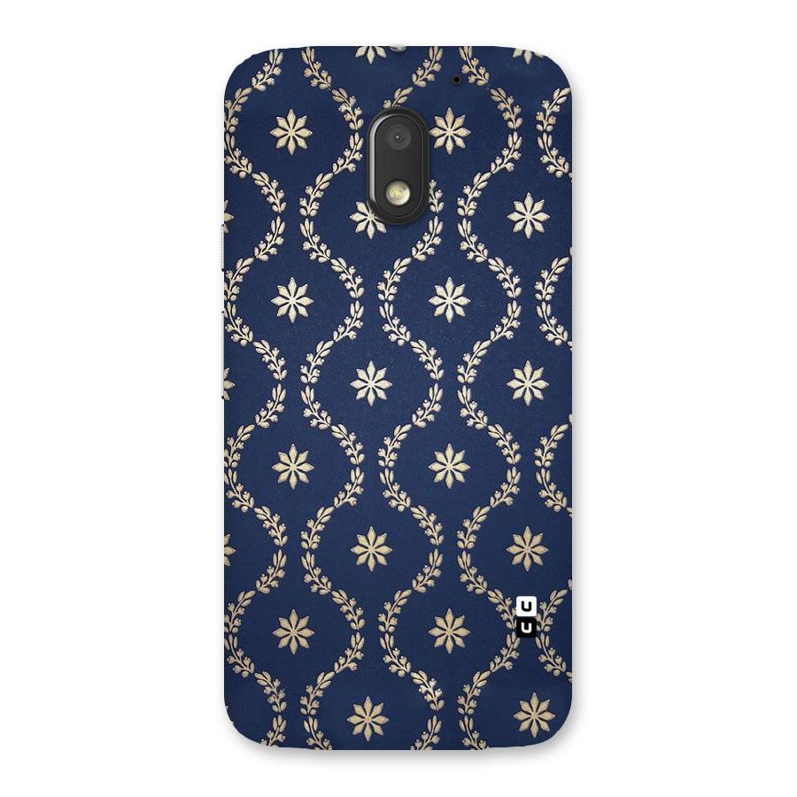 Gorgeous Gold Leaf Pattern Back Case for Moto E3 Power