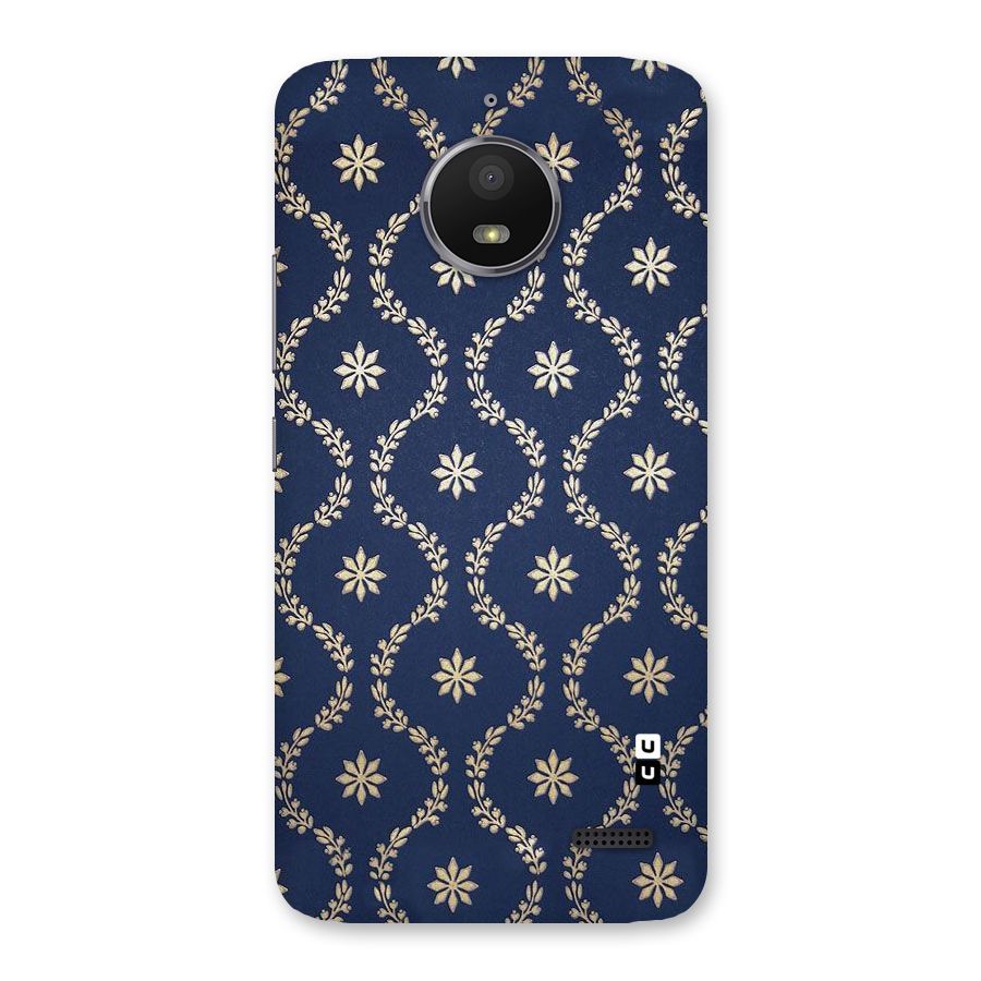 Gorgeous Gold Leaf Pattern Back Case for Moto E4