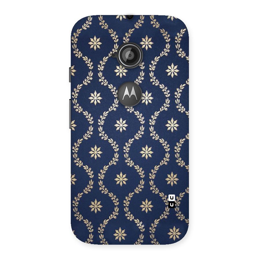Gorgeous Gold Leaf Pattern Back Case for Moto E 2nd Gen