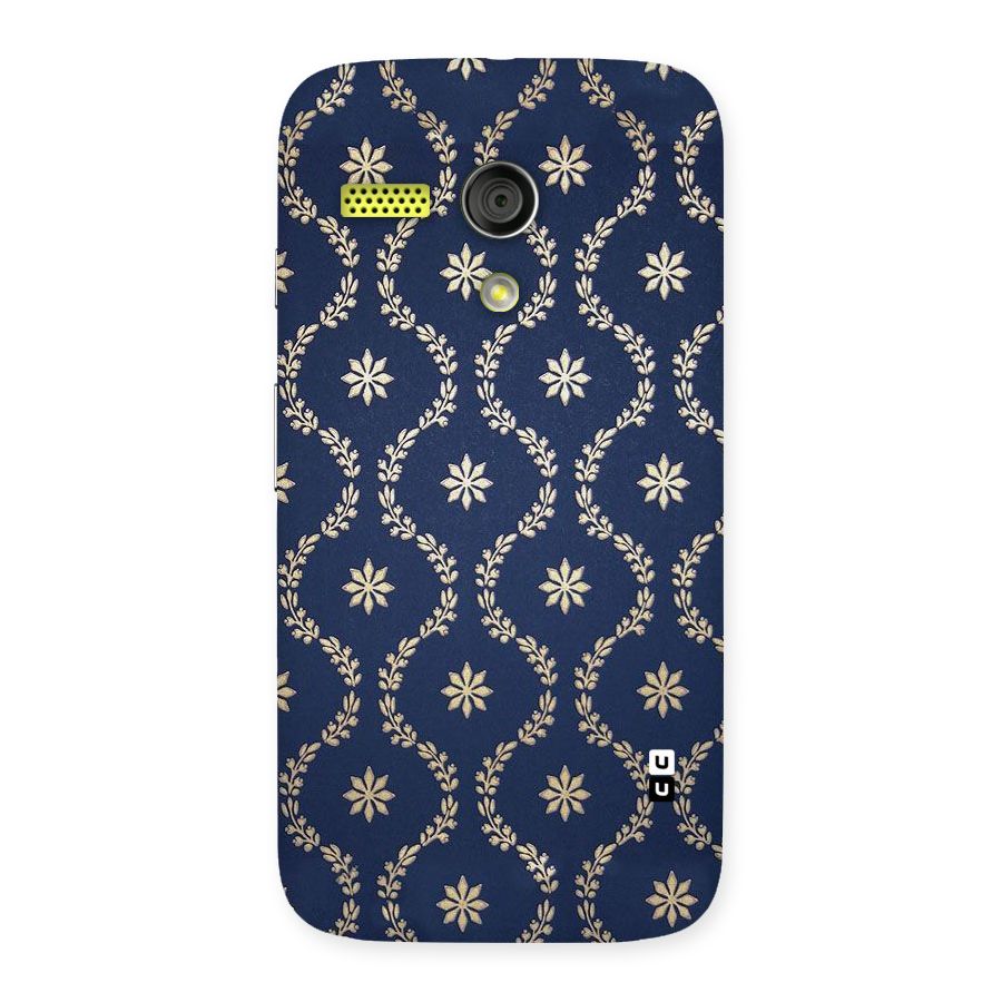 Gorgeous Gold Leaf Pattern Back Case for Moto G