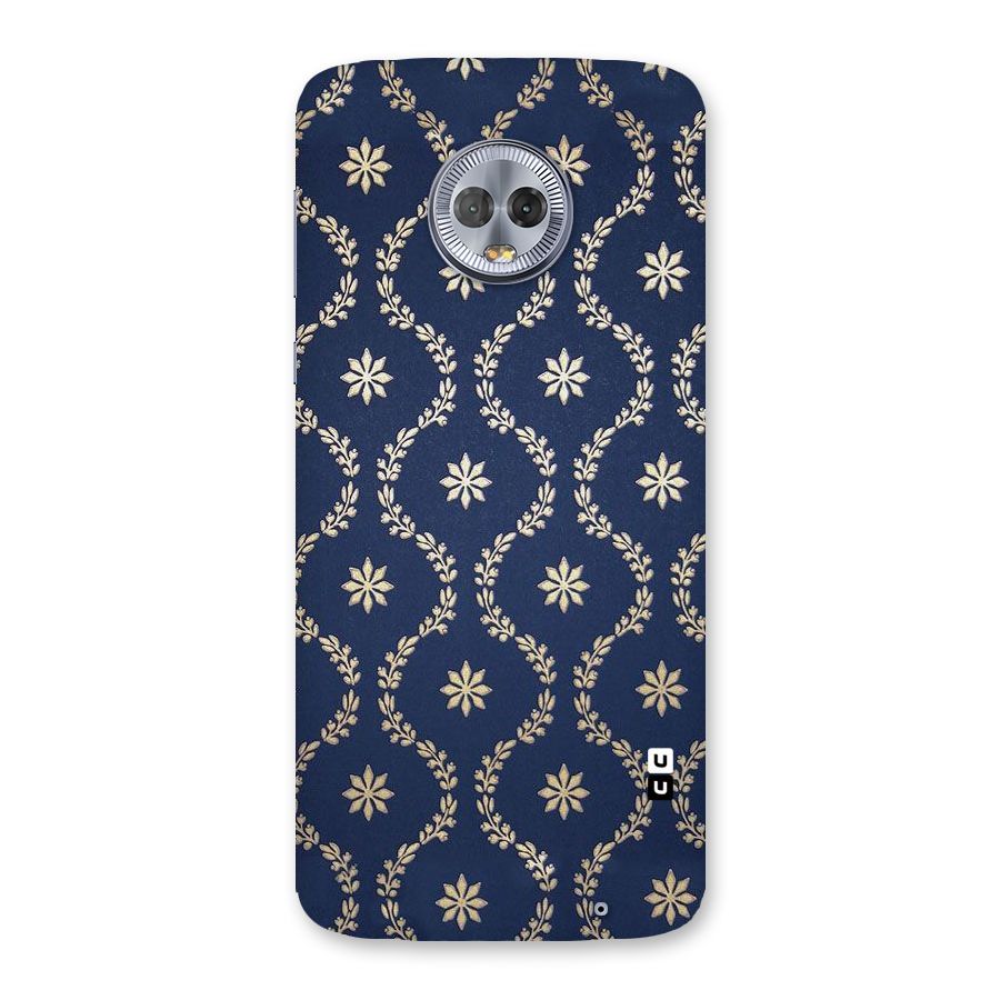 Gorgeous Gold Leaf Pattern Back Case for Moto G6 Plus