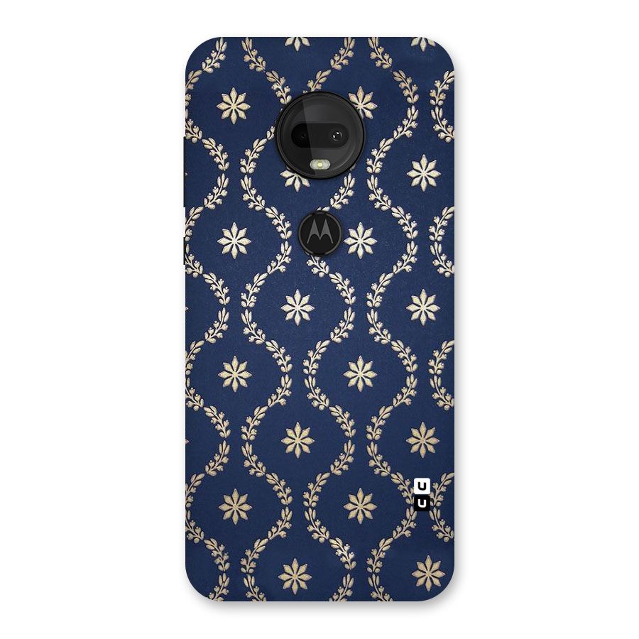 Gorgeous Gold Leaf Pattern Back Case for Moto G7