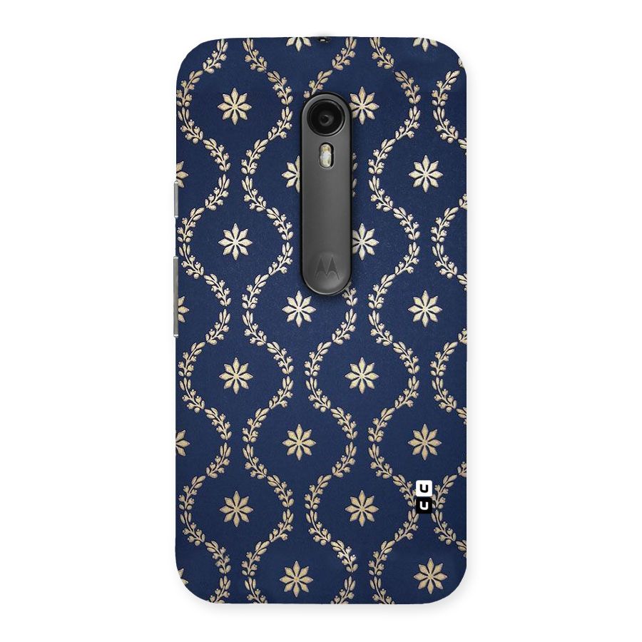Gorgeous Gold Leaf Pattern Back Case for Moto G Turbo