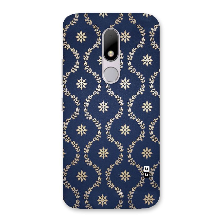 Gorgeous Gold Leaf Pattern Back Case for Moto M