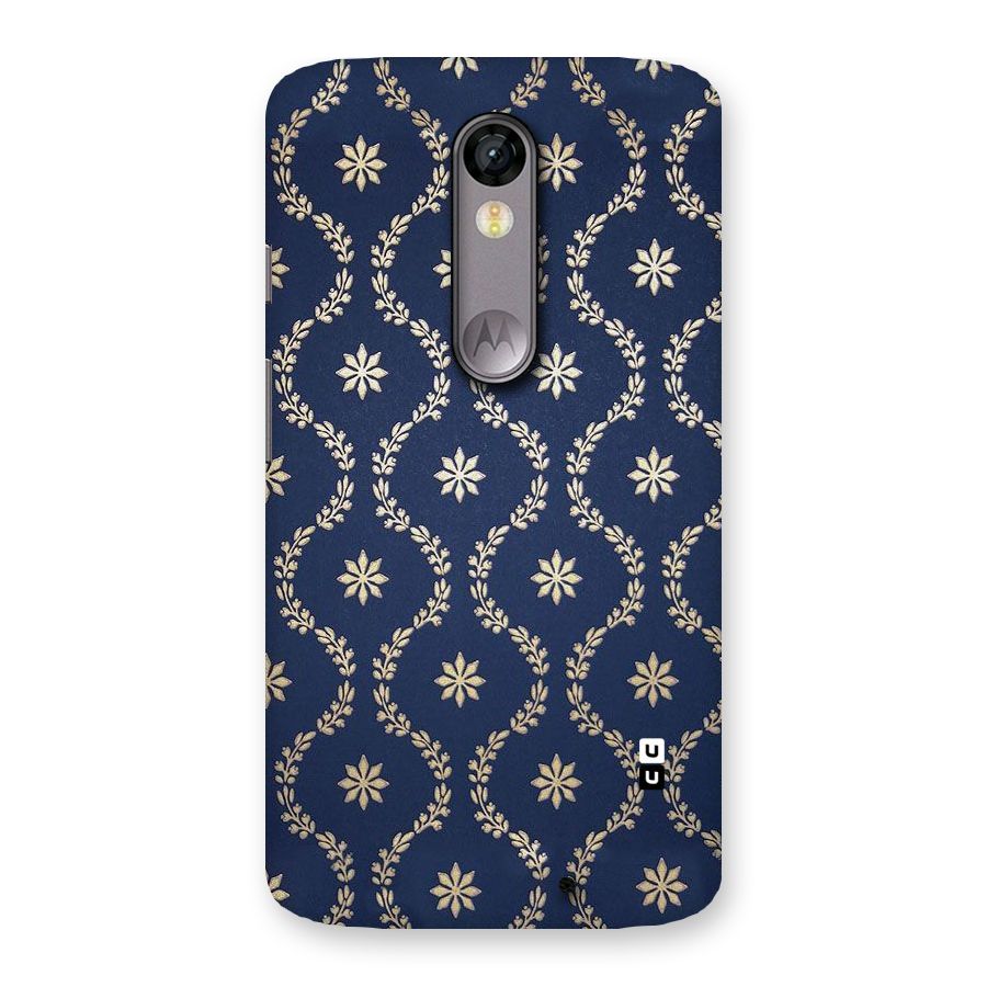 Gorgeous Gold Leaf Pattern Back Case for Moto X Force
