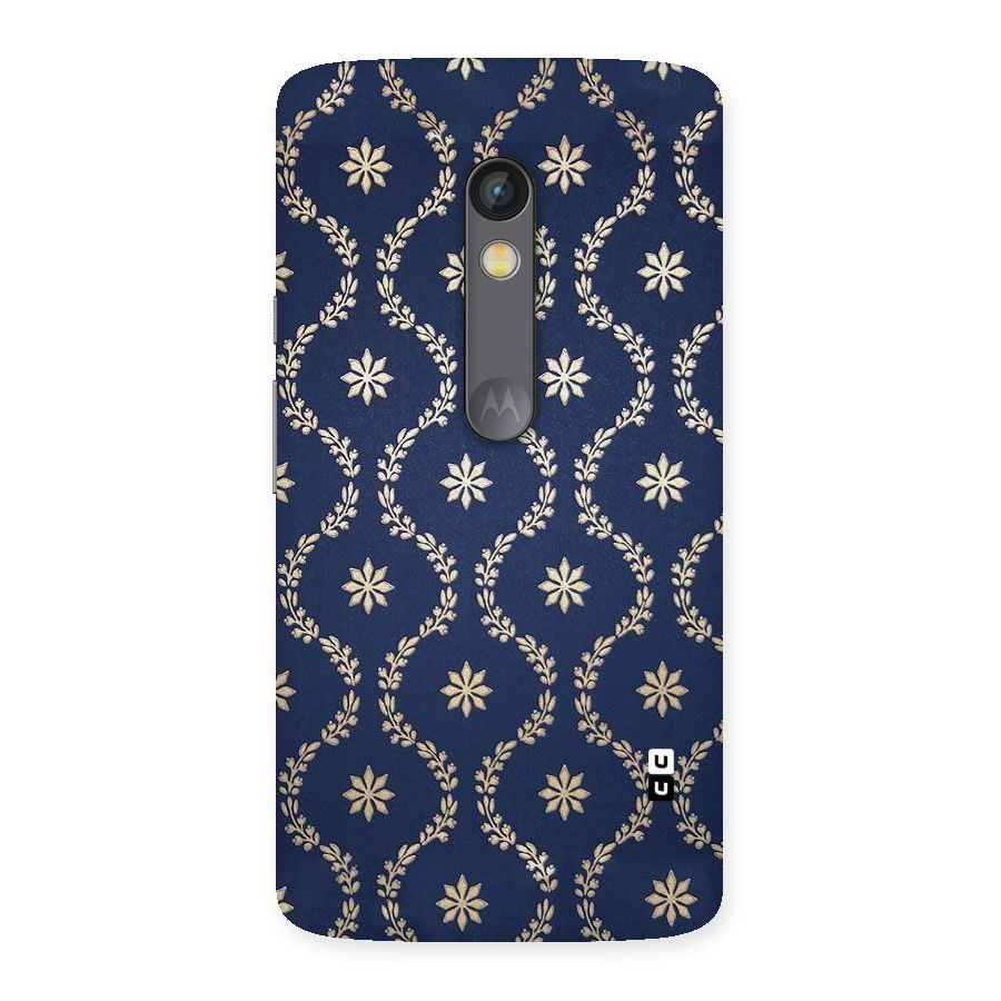 Gorgeous Gold Leaf Pattern Back Case for Moto X Play