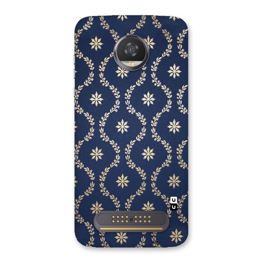 Gorgeous Gold Leaf Pattern Back Case for Moto Z2 Play