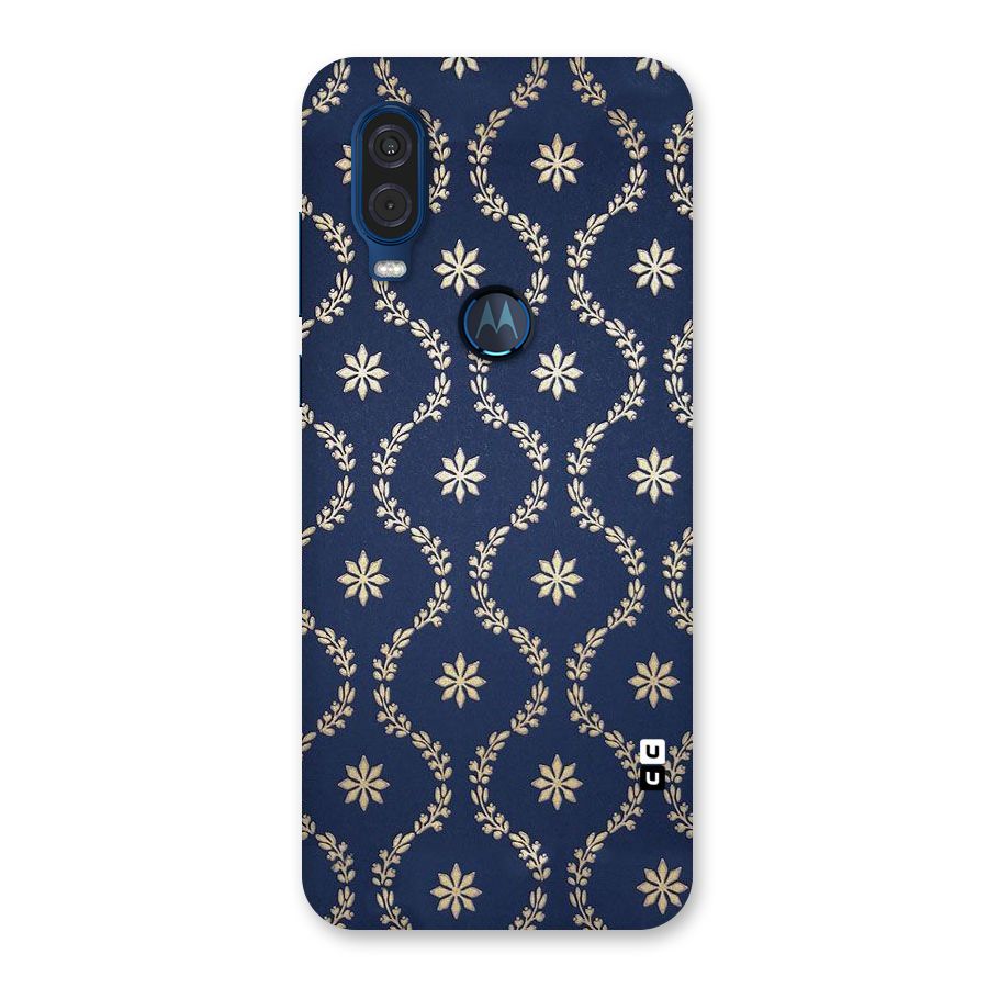 Gorgeous Gold Leaf Pattern Back Case for Motorola One Vision