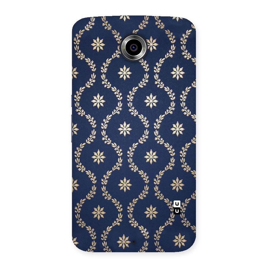Gorgeous Gold Leaf Pattern Back Case for Nexsus 6
