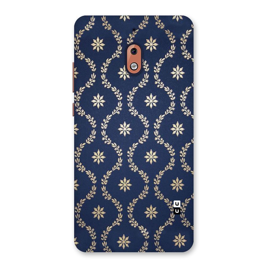 Gorgeous Gold Leaf Pattern Back Case for Nokia 2.1