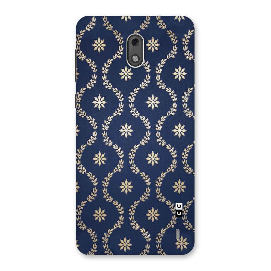 Gorgeous Gold Leaf Pattern Back Case for Nokia 2