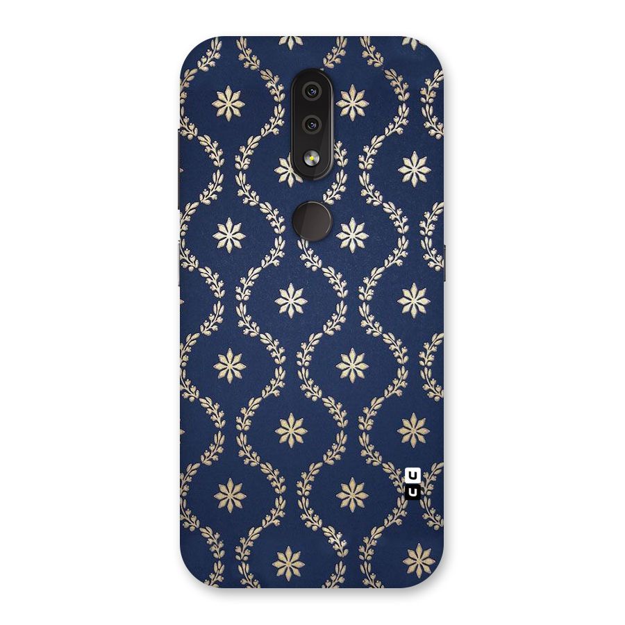 Gorgeous Gold Leaf Pattern Back Case for Nokia 4.2