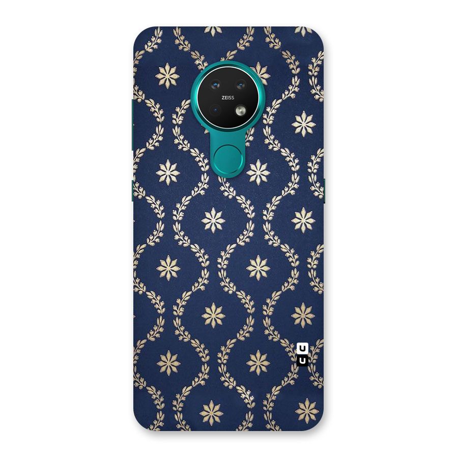 Gorgeous Gold Leaf Pattern Back Case for Nokia 7.2