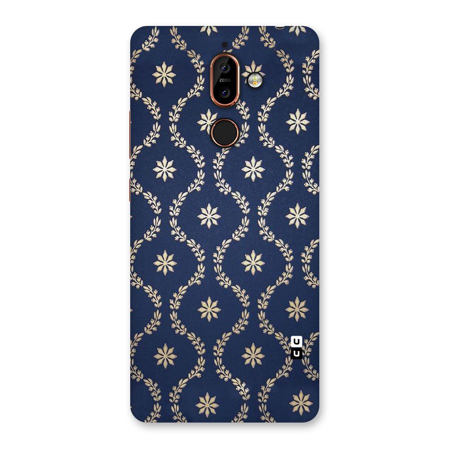 Gorgeous Gold Leaf Pattern Back Case for Nokia 7 Plus