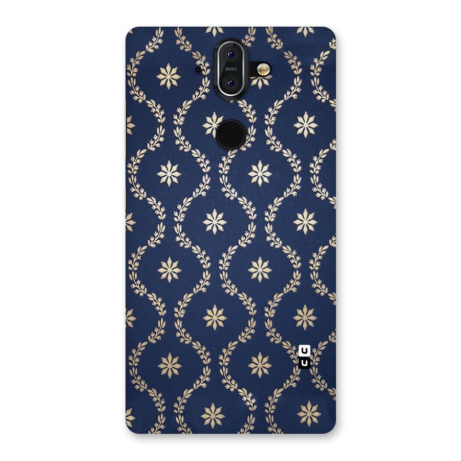 Gorgeous Gold Leaf Pattern Back Case for Nokia 8 Sirocco