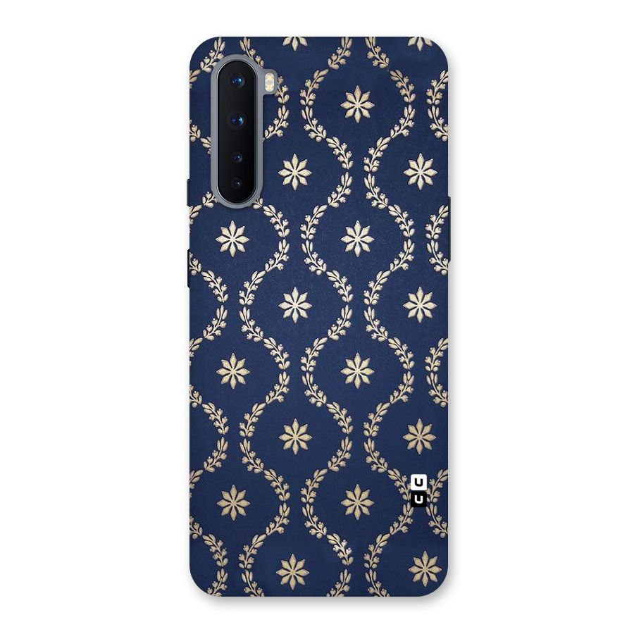 Gorgeous Gold Leaf Pattern Back Case for OnePlus Nord