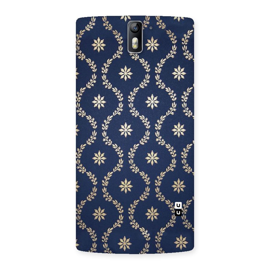 Gorgeous Gold Leaf Pattern Back Case for One Plus One