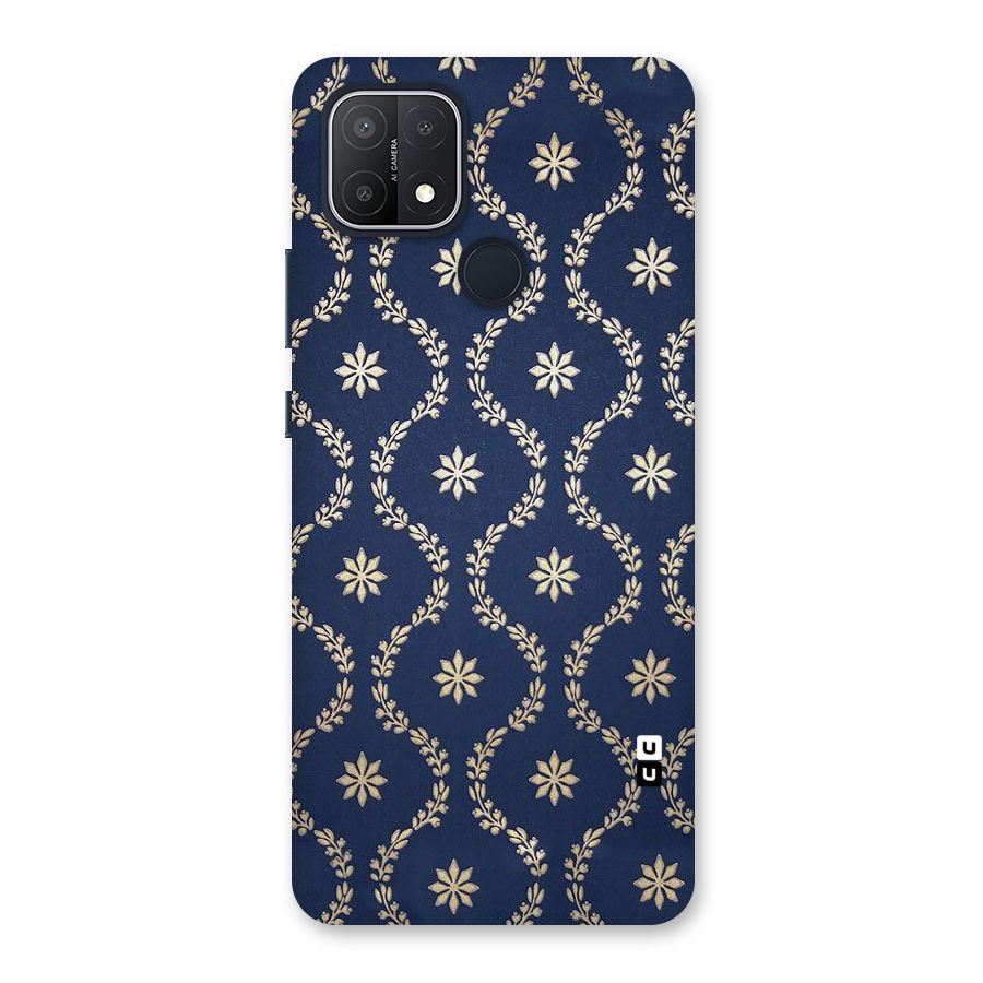 Gorgeous Gold Leaf Pattern Back Case for Oppo A15