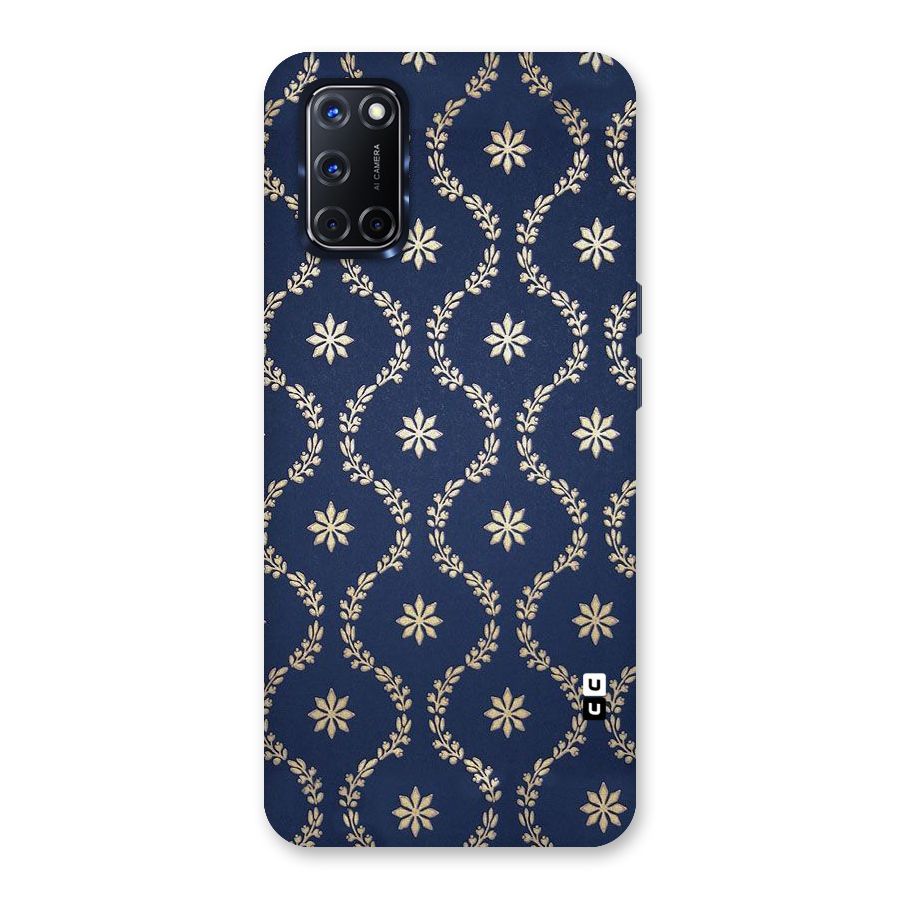 Gorgeous Gold Leaf Pattern Back Case for Oppo A52