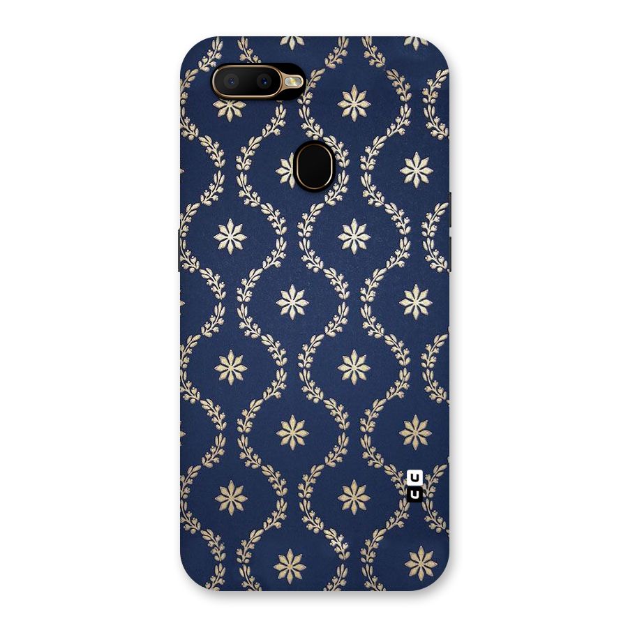 Gorgeous Gold Leaf Pattern Back Case for Oppo A5s