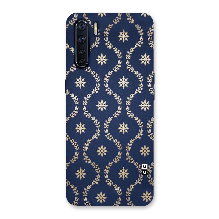 Gorgeous Gold Leaf Pattern Back Case for Oppo F15