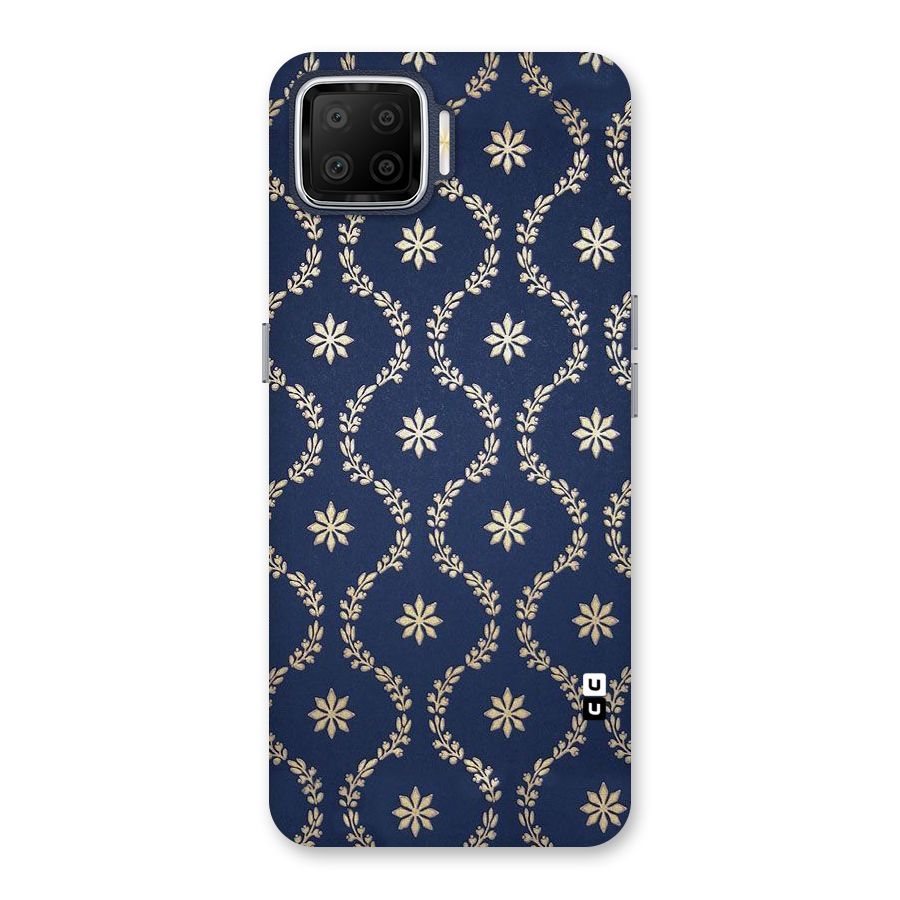 Gorgeous Gold Leaf Pattern Back Case for Oppo F17