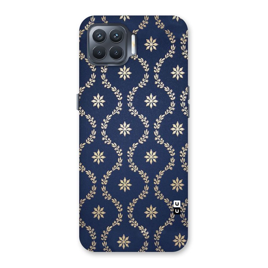 Gorgeous Gold Leaf Pattern Back Case for Oppo F17 Pro