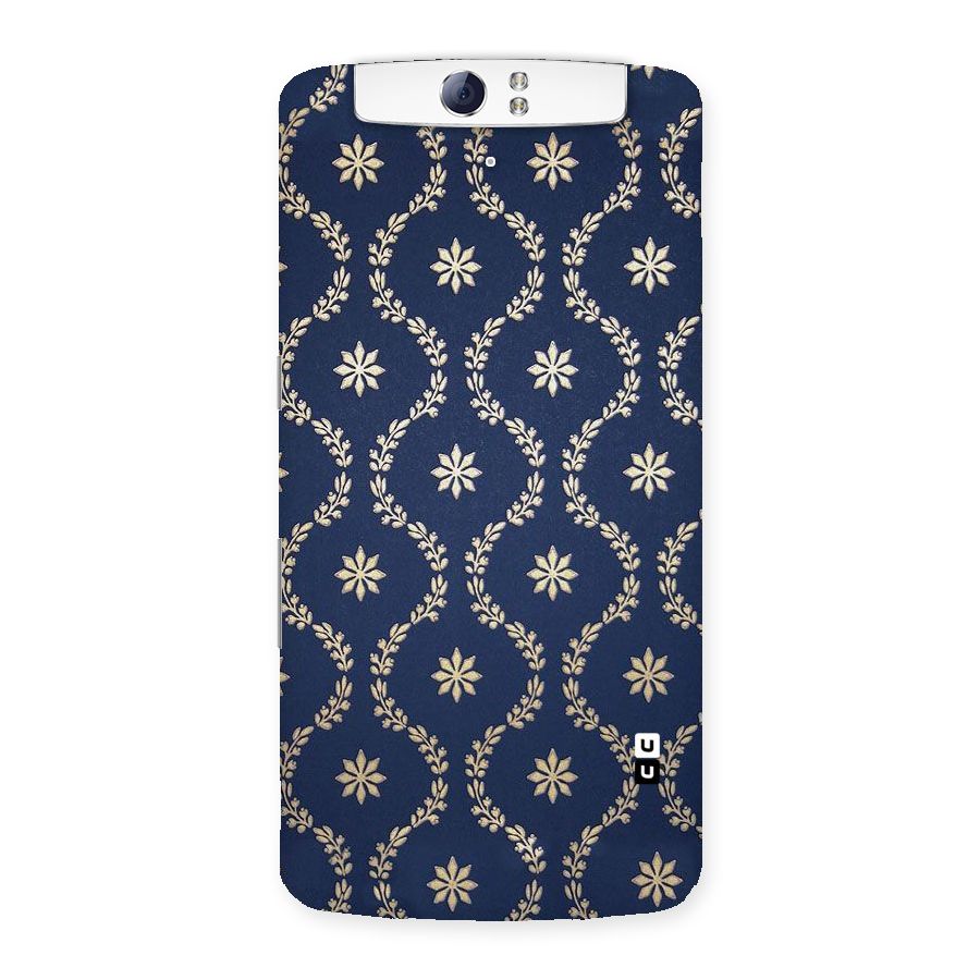 Gorgeous Gold Leaf Pattern Back Case for Oppo N1