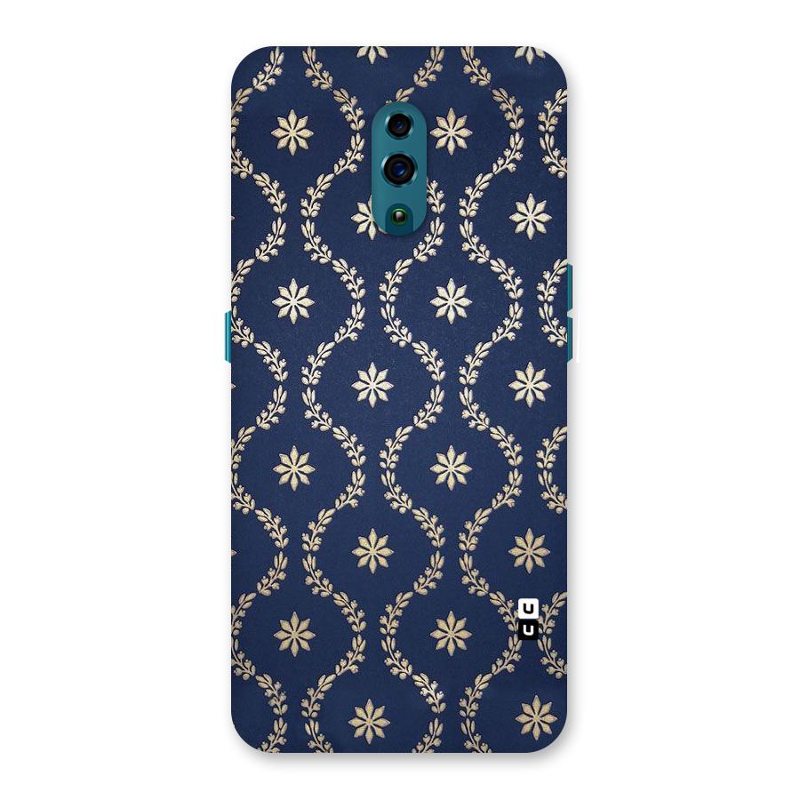 Gorgeous Gold Leaf Pattern Back Case for Oppo Reno