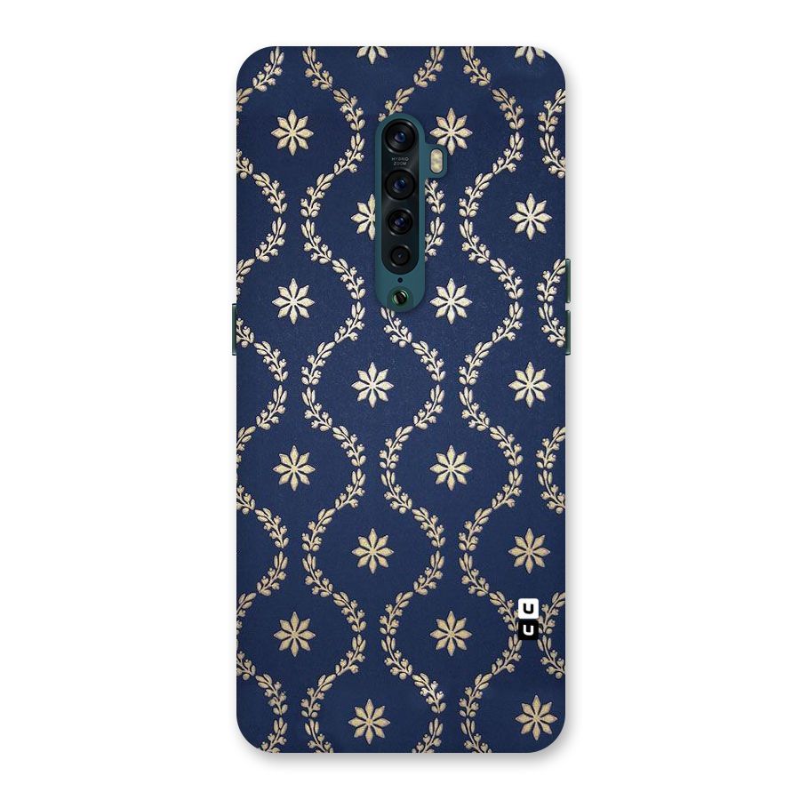 Gorgeous Gold Leaf Pattern Back Case for Oppo Reno2