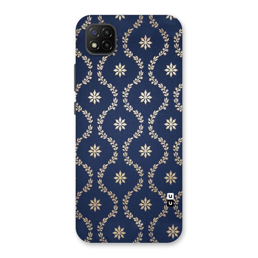Gorgeous Gold Leaf Pattern Back Case for Poco C3