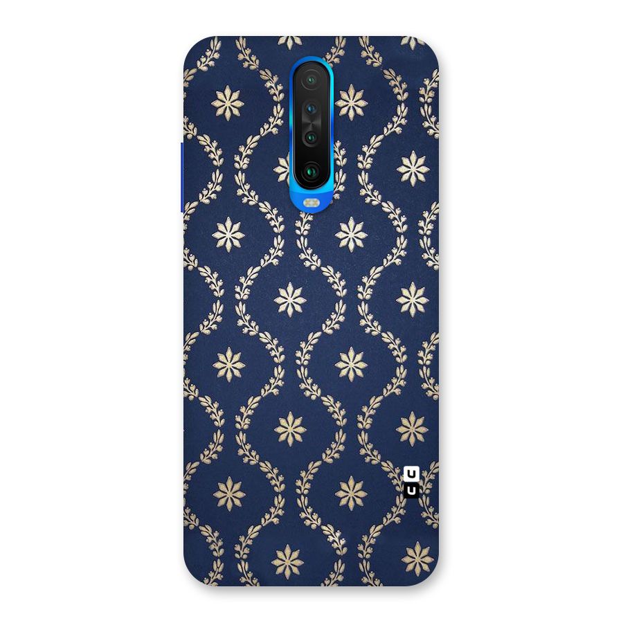 Gorgeous Gold Leaf Pattern Back Case for Poco X2