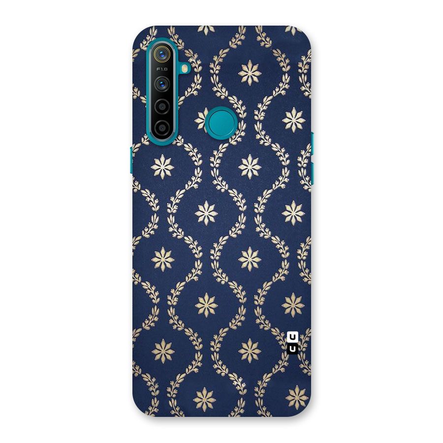 Gorgeous Gold Leaf Pattern Back Case for Realme 5i