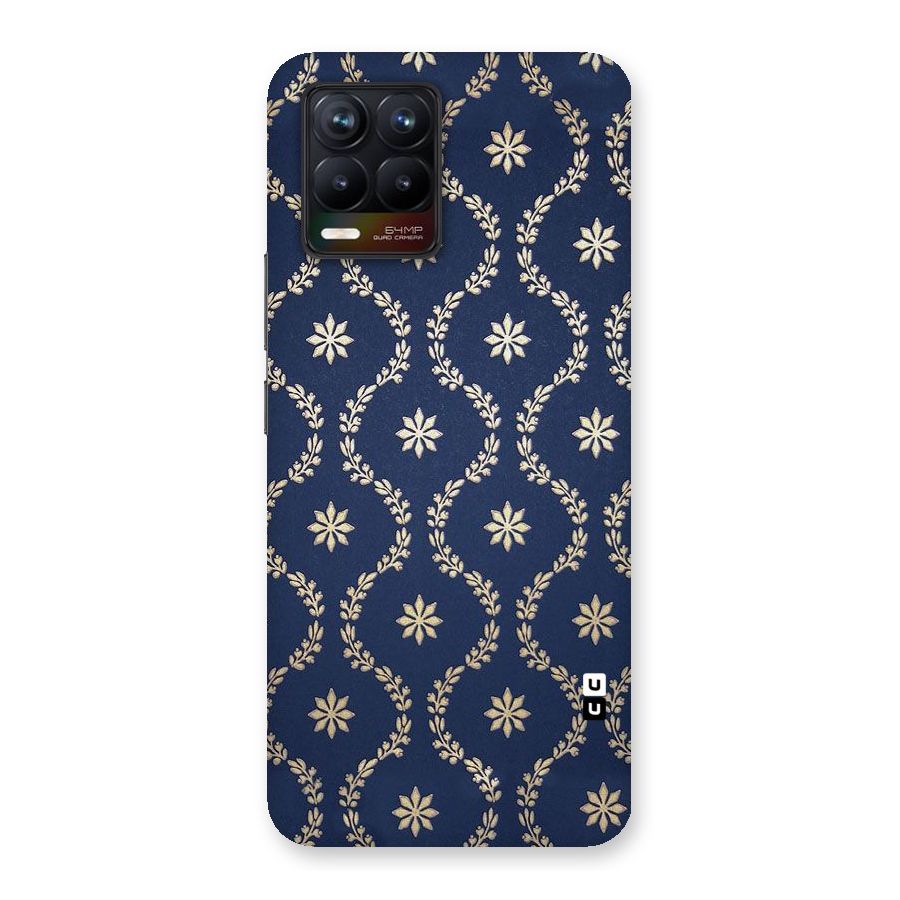 Gorgeous Gold Leaf Pattern Back Case for Realme 8
