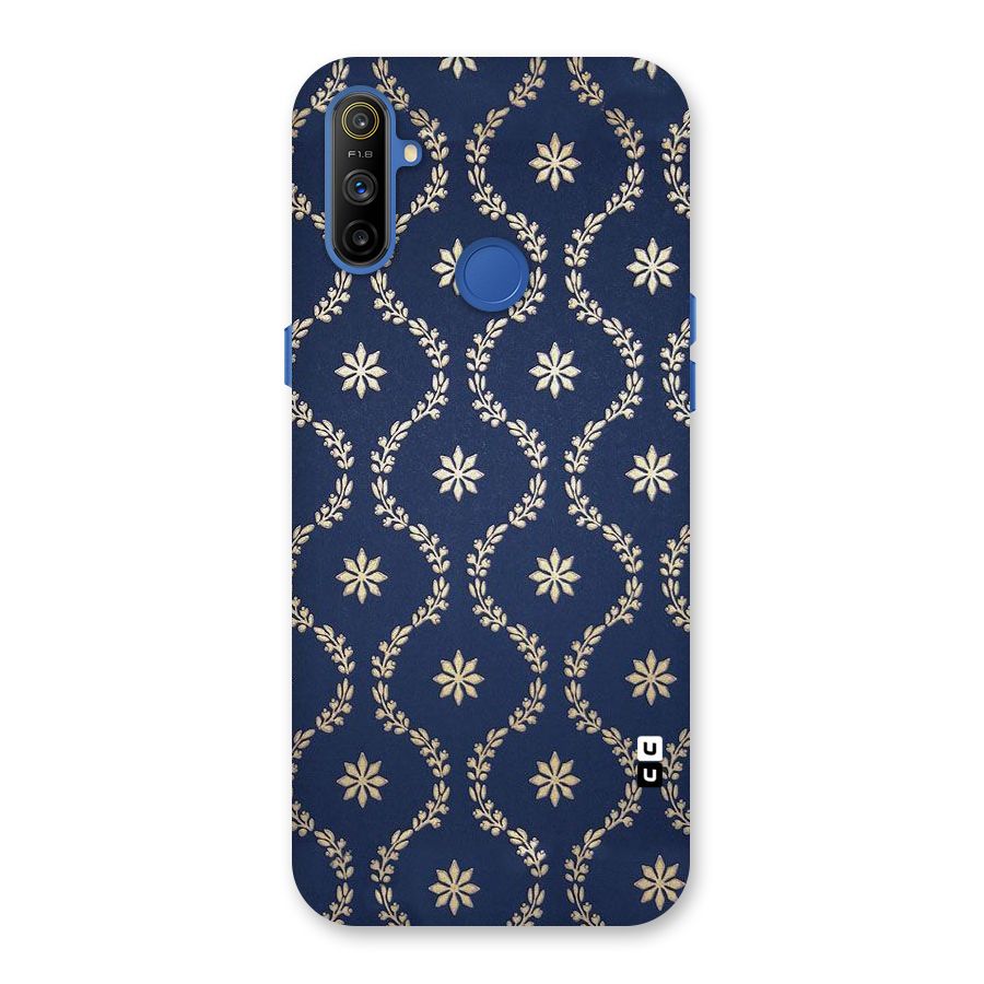 Gorgeous Gold Leaf Pattern Back Case for Realme Narzo 10A
