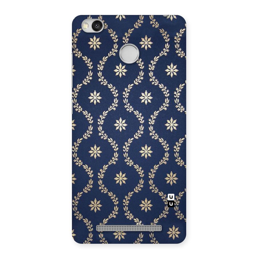Gorgeous Gold Leaf Pattern Back Case for Redmi 3S Prime