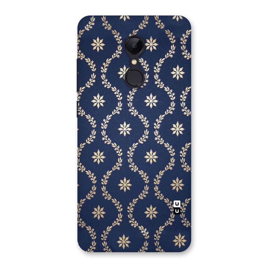 Gorgeous Gold Leaf Pattern Back Case for Redmi 5