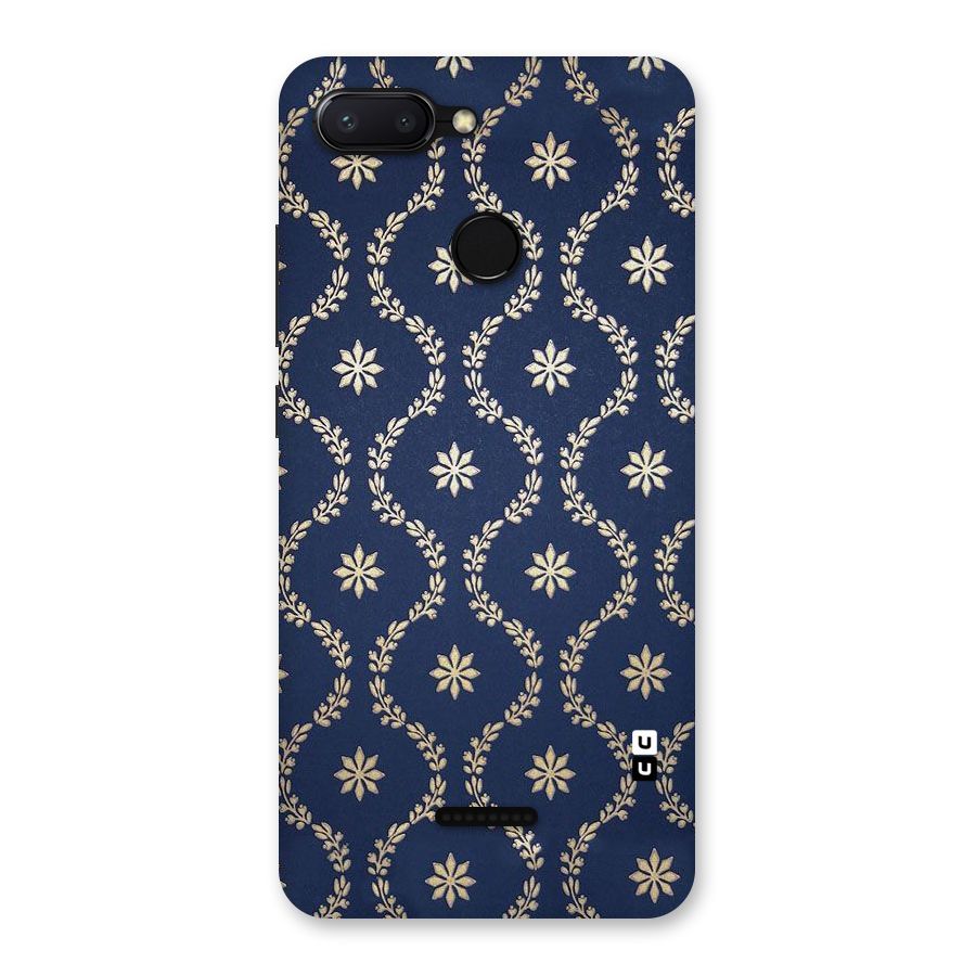 Gorgeous Gold Leaf Pattern Back Case for Redmi 6
