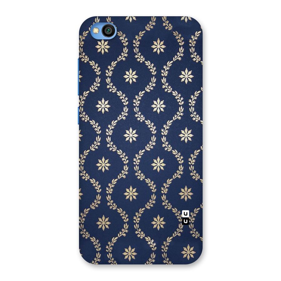 Gorgeous Gold Leaf Pattern Back Case for Redmi Go